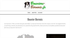 Desktop Screenshot of bouviers-bernois.fr